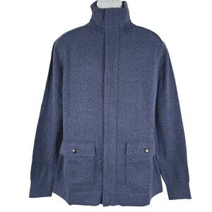 Banana Republic‎ Sweater Jacket Cardigan XL Tall Blue Cotton Blend NWT CJ-2235